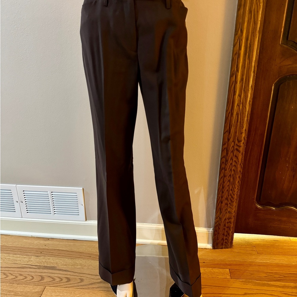 Vintage Y2K Dolce & Gabbana Women’s EU size 40 Chocolate Brown Dress Pants